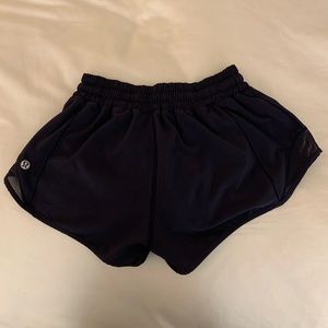 Navy lulu lemon shorts